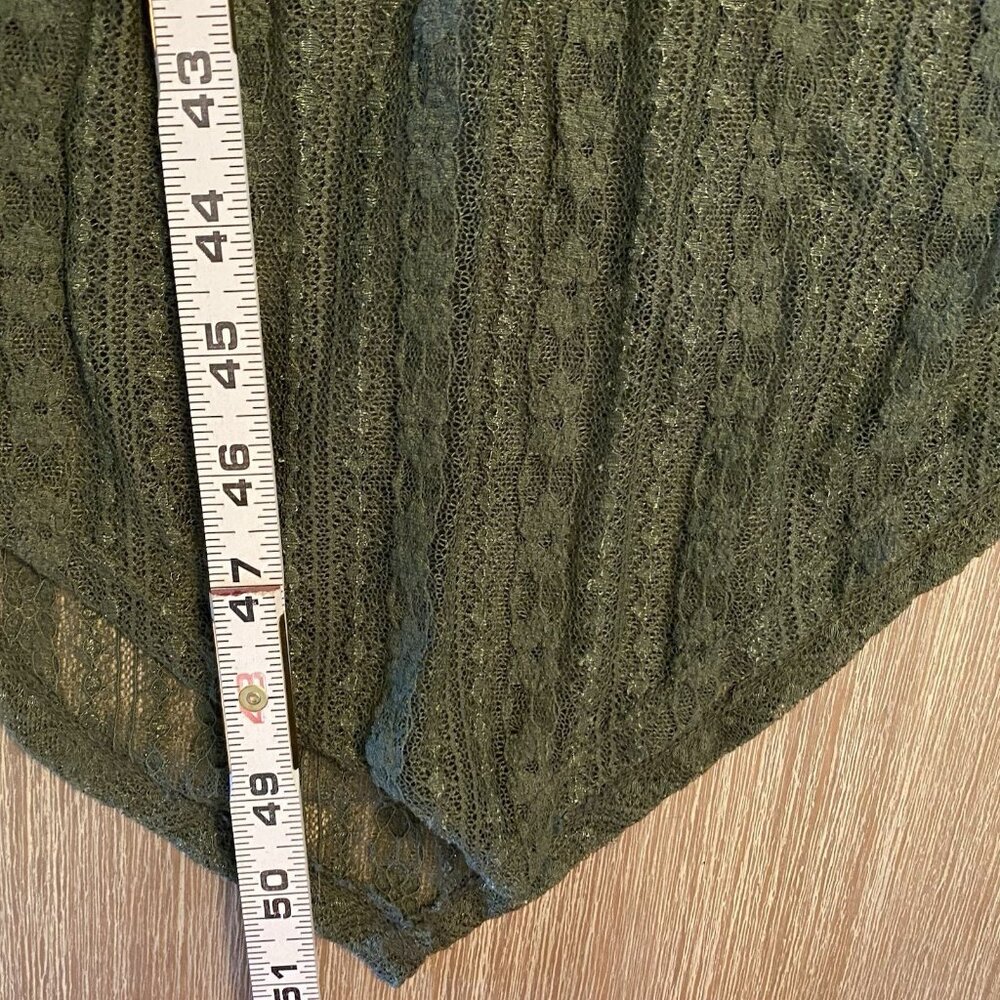 No Boundaries Dress Women's Babydoll Empire Waist Green Sz M Asymmetrical Fairy - Picture 12 of 13